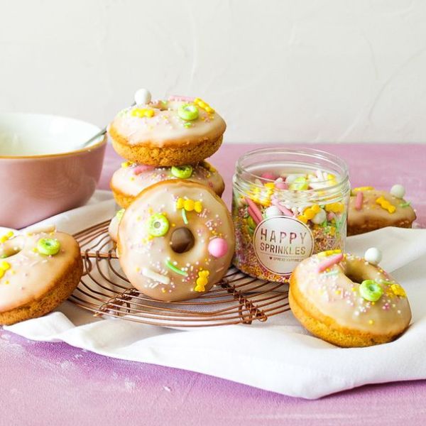 Zitronen-Donuts