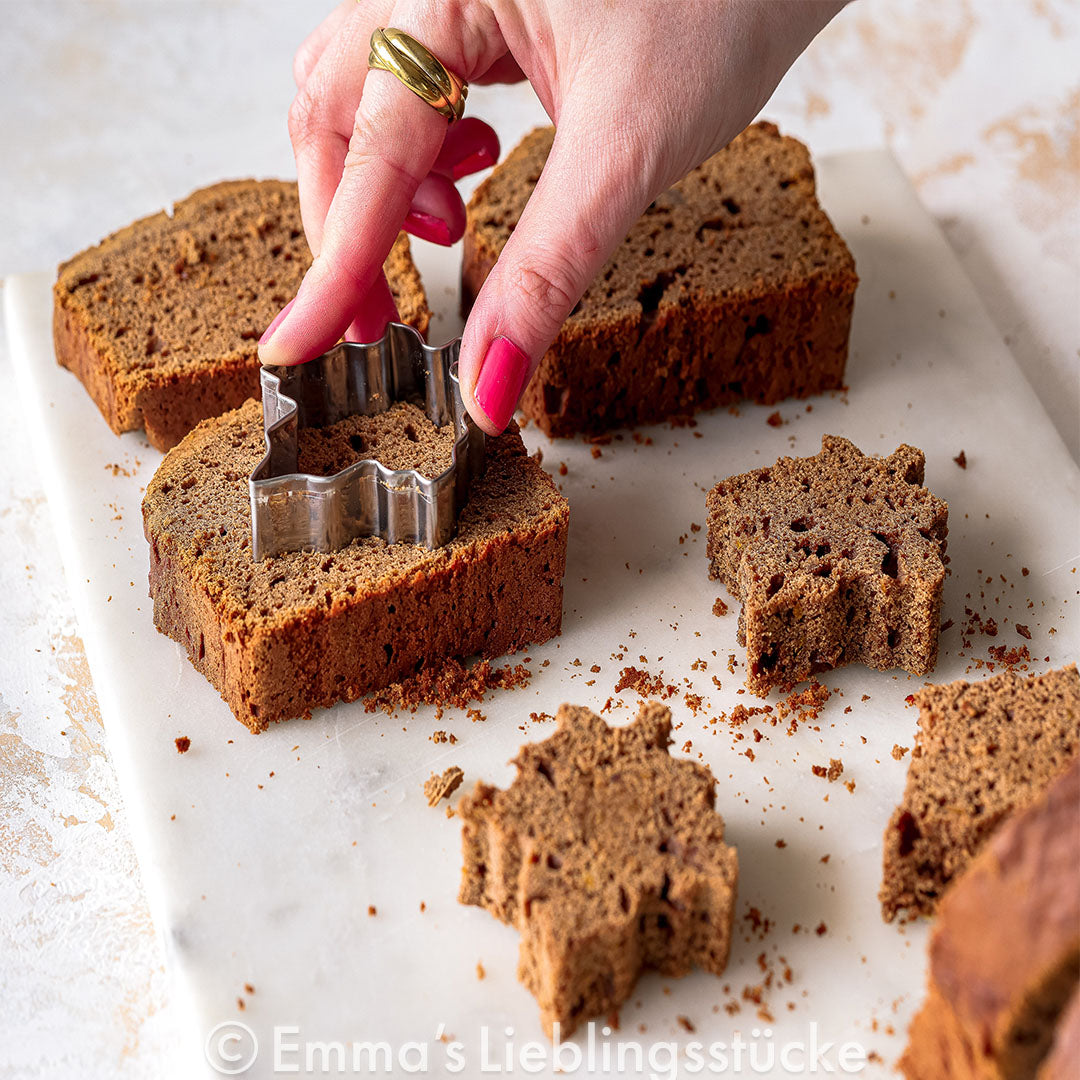 Cortador de galletas con forma de hoja de arce