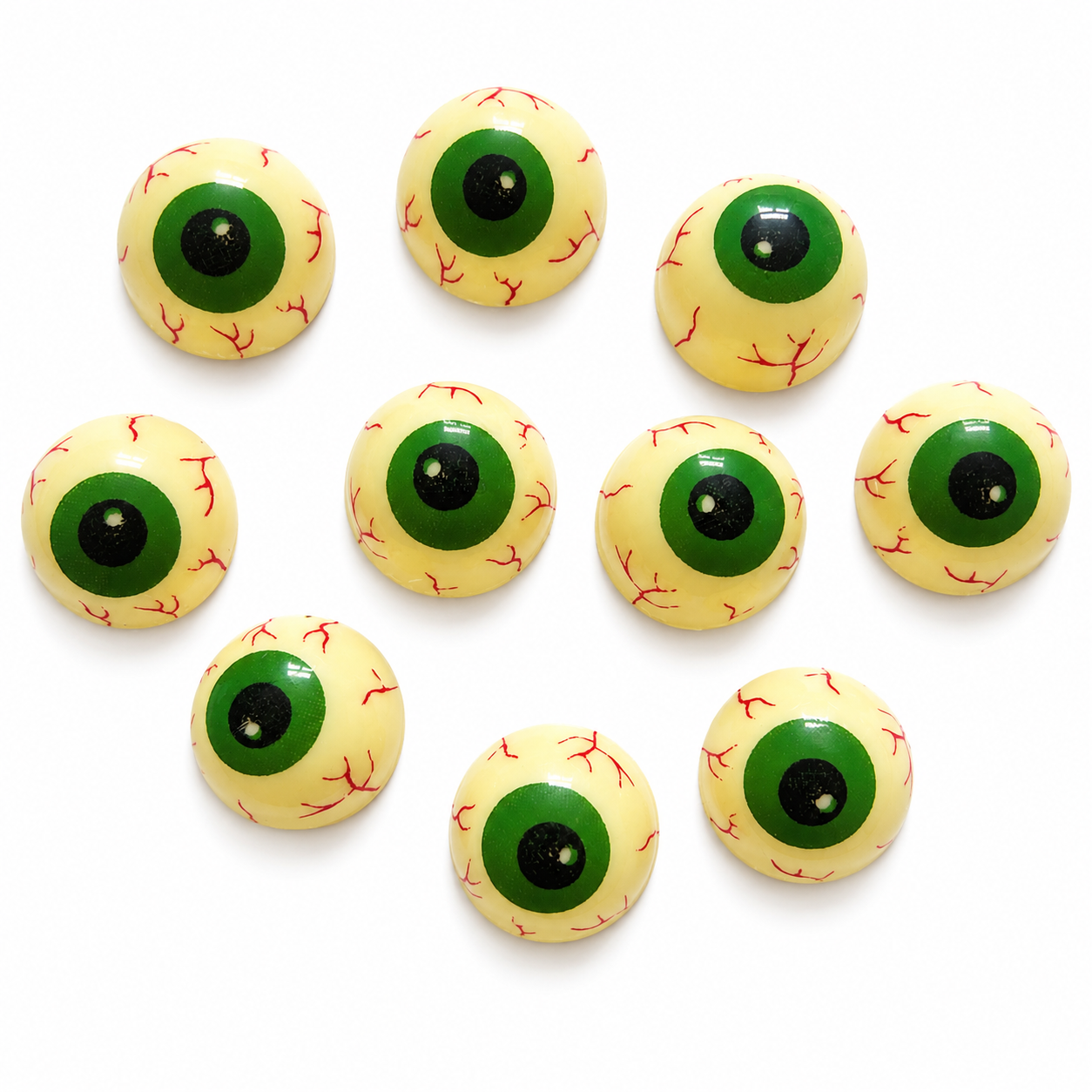 Occhi di mostro - in cioccolato bianco, 10 pezzi