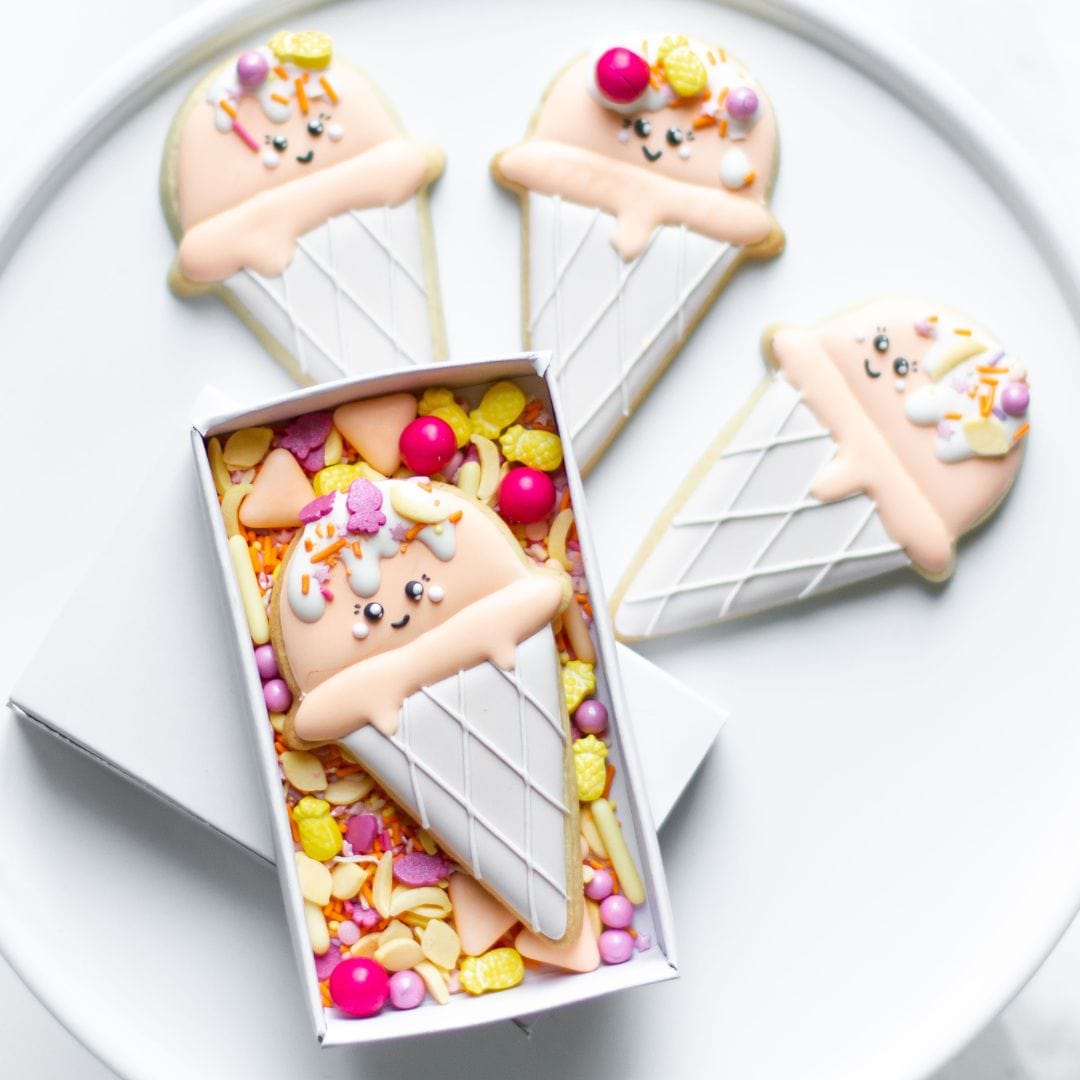 Happy Sprinkles Streusel cornet de glace - Emporte-pièce pour biscuits