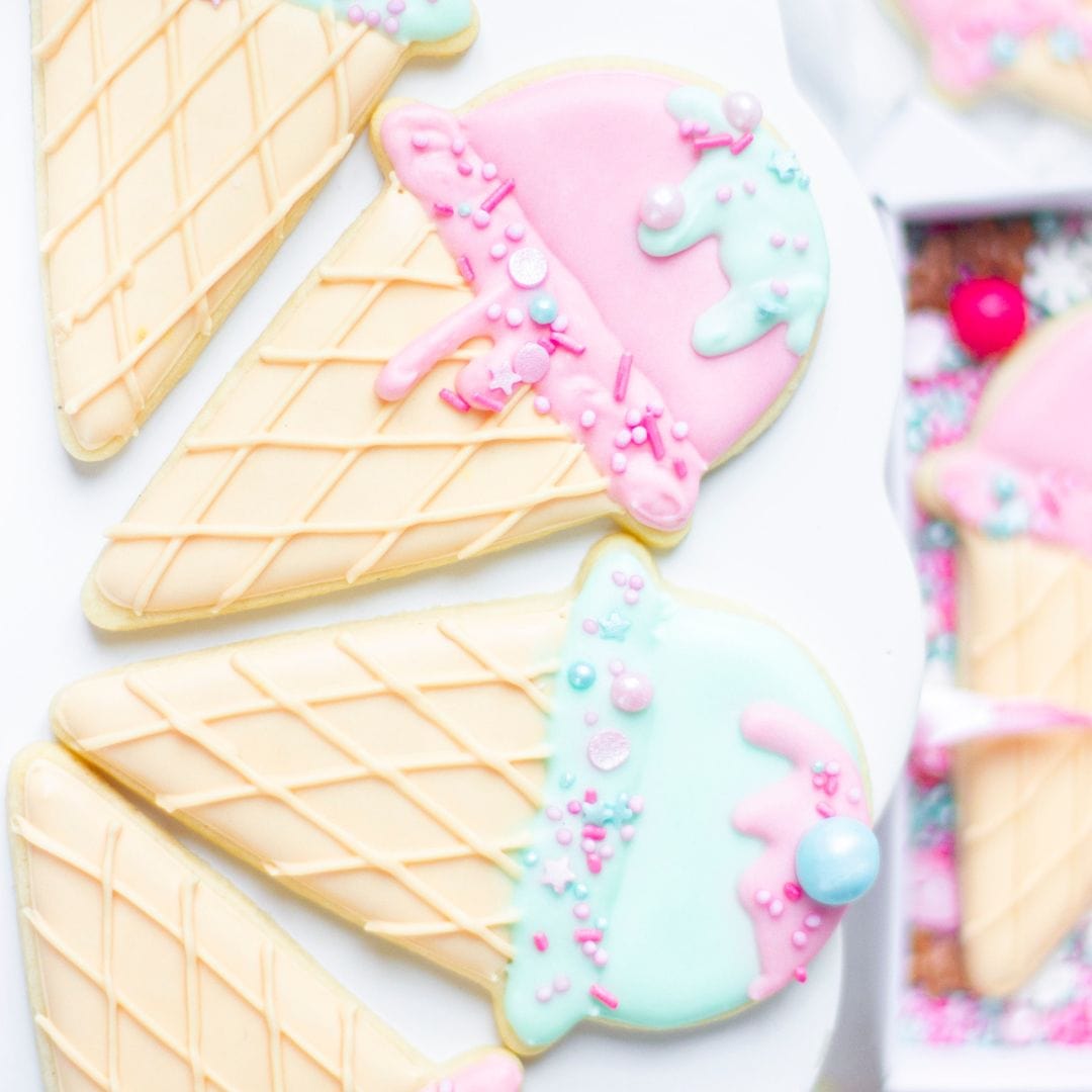 Happy Sprinkles Streusel cornet de glace - Emporte-pièce pour biscuits