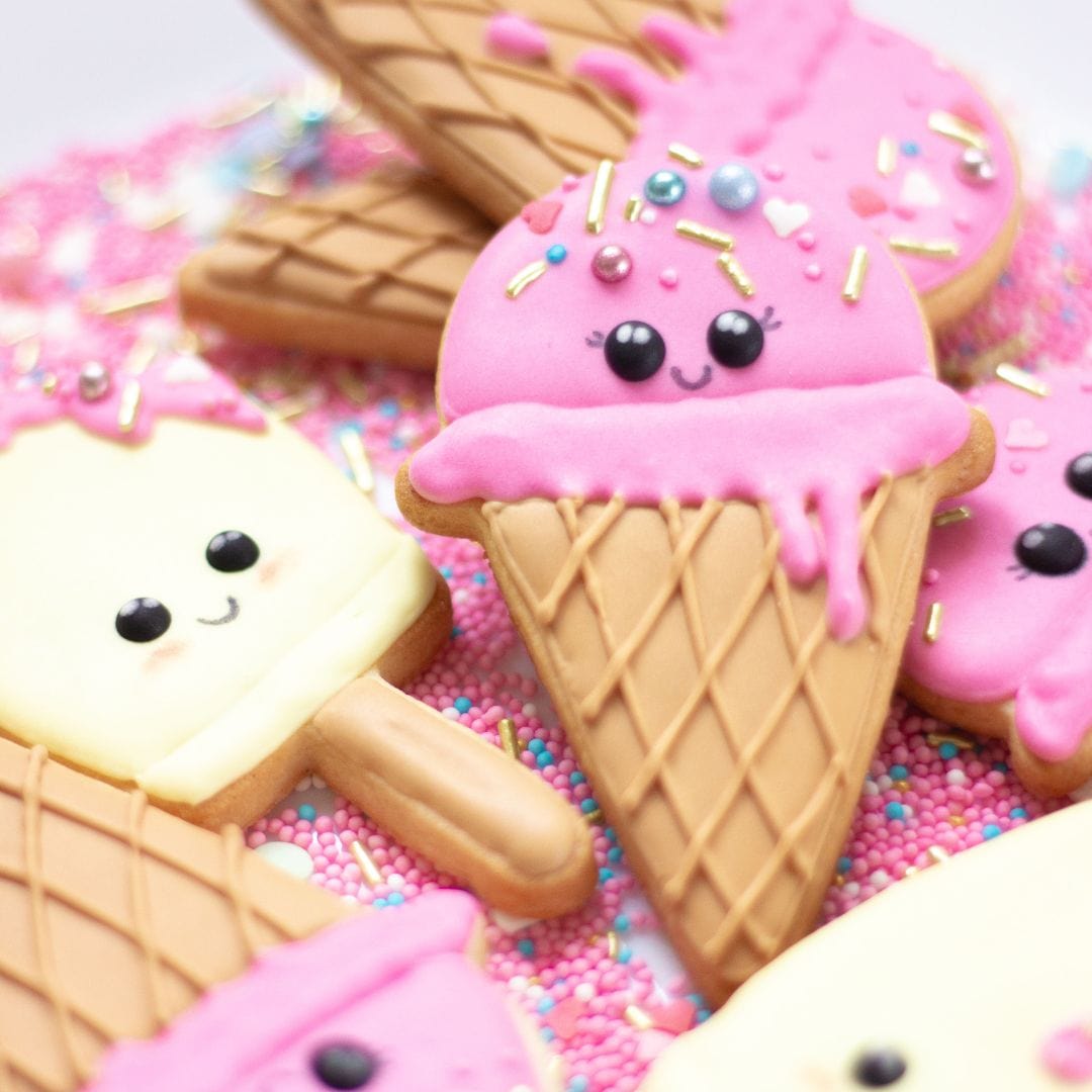 Happy Sprinkles Sprinkles ice cream cone - Cookie cutter