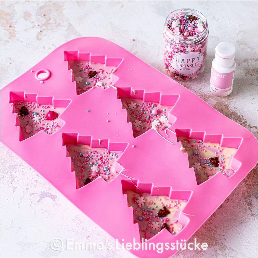 Stampo in silicone - happy tree