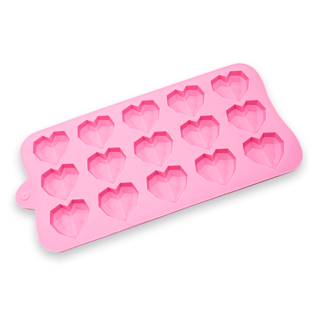 Happy Sprinkles Moule à crumble en silicone Mini Cœurs de diamant
