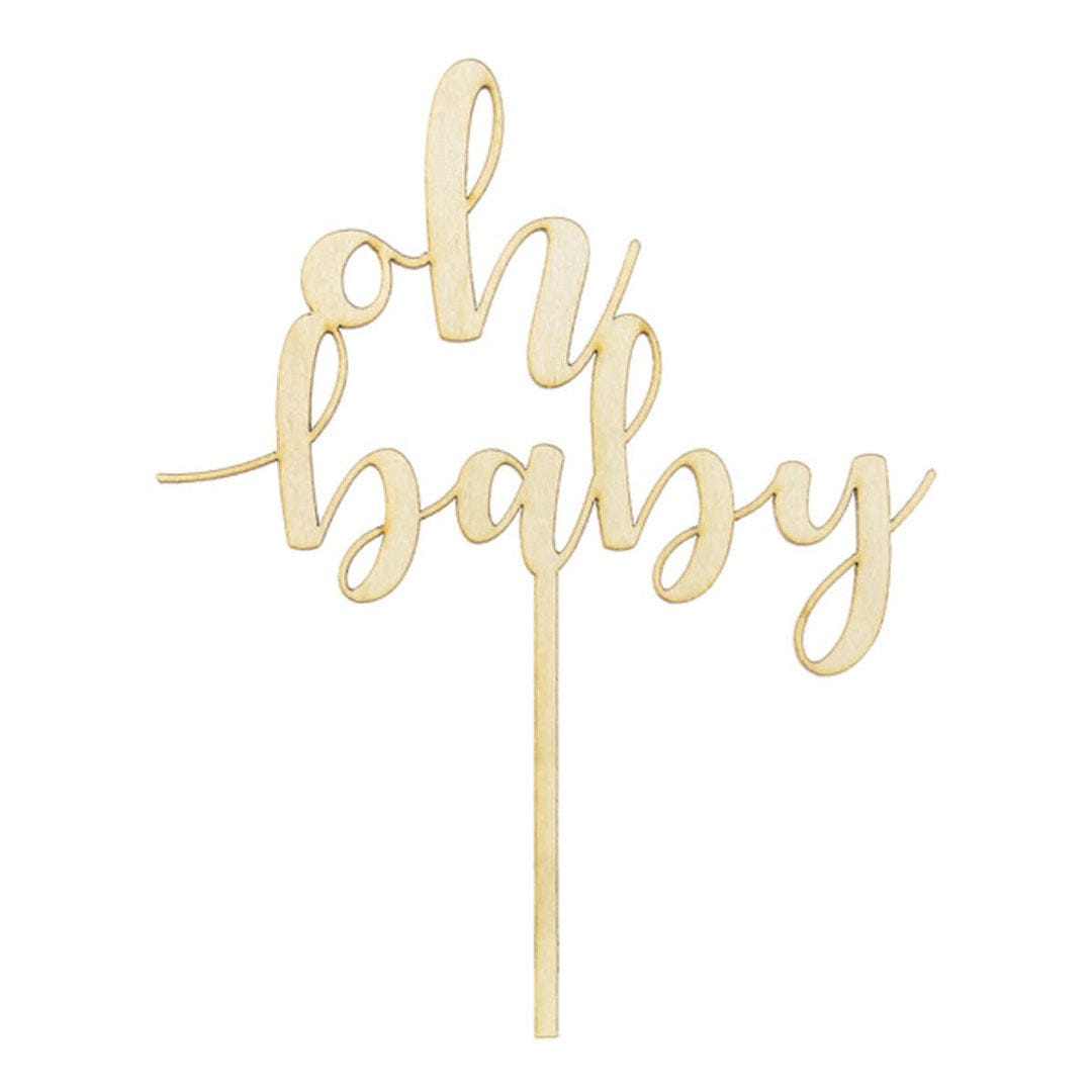 Happy Sprinkles Streusel cake topper - oh baby