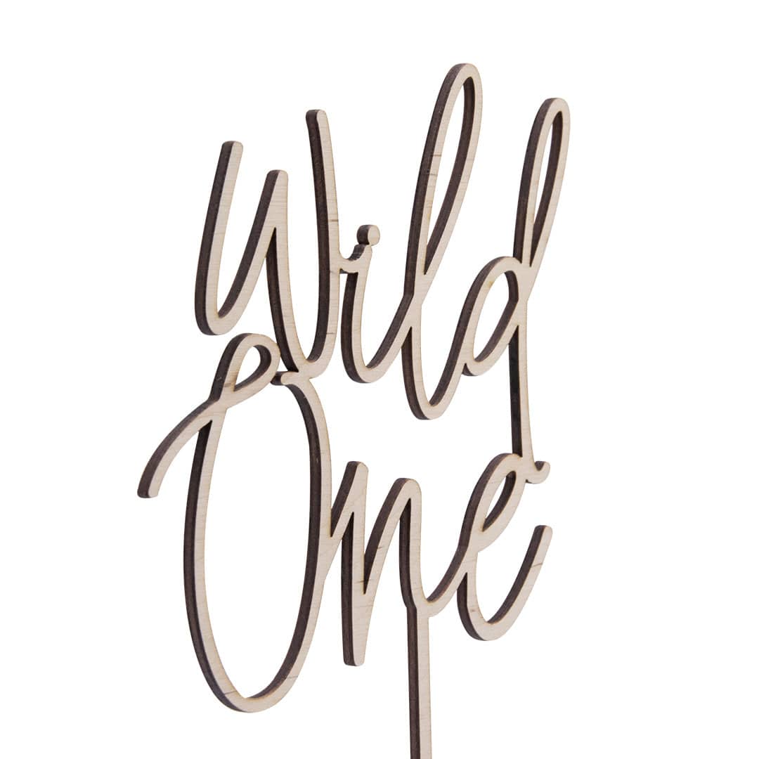 Caketopper Happy Sprinkles - Legno Wild One