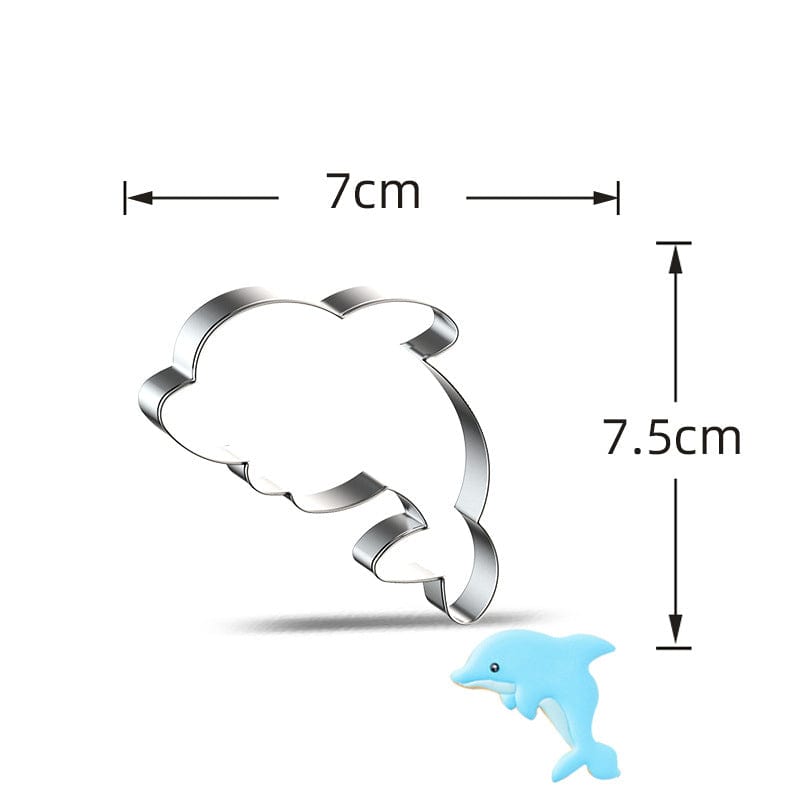 Happy Sprinkles Sprinkles cookie cutter - dolphin