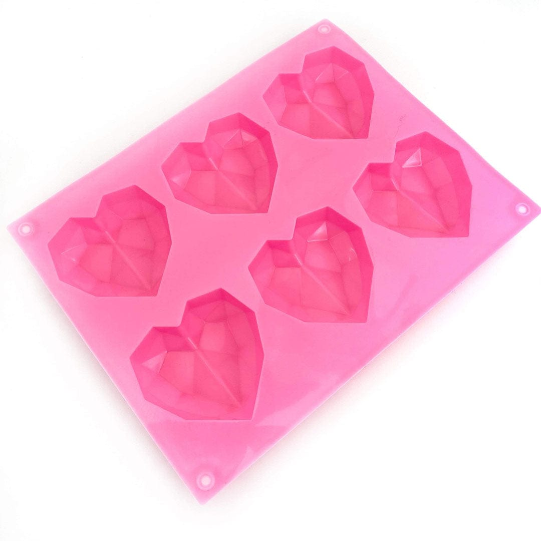 Happy Sprinkles Moule à crumble en silicone Cœurs de diamant