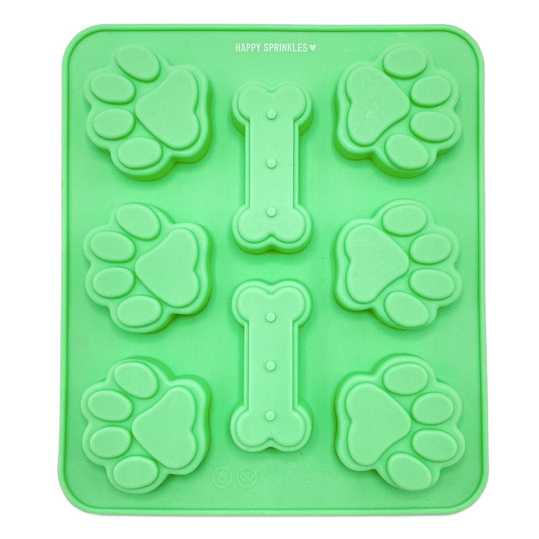 Happy Sprinkles Streusel Molde de silicona para amantes de perros