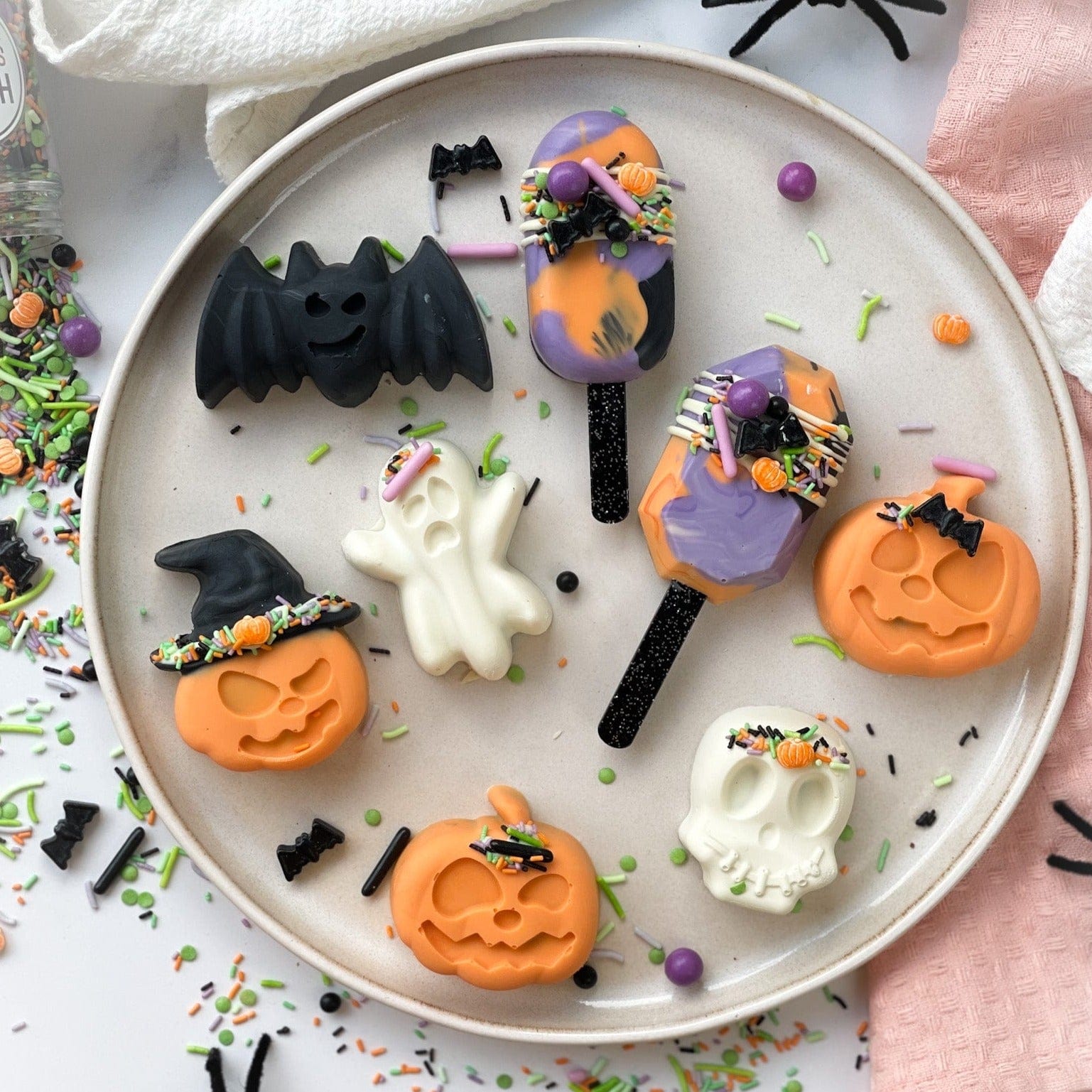 Happy Sprinkles Sprinkles Molde de Silicona Halloween