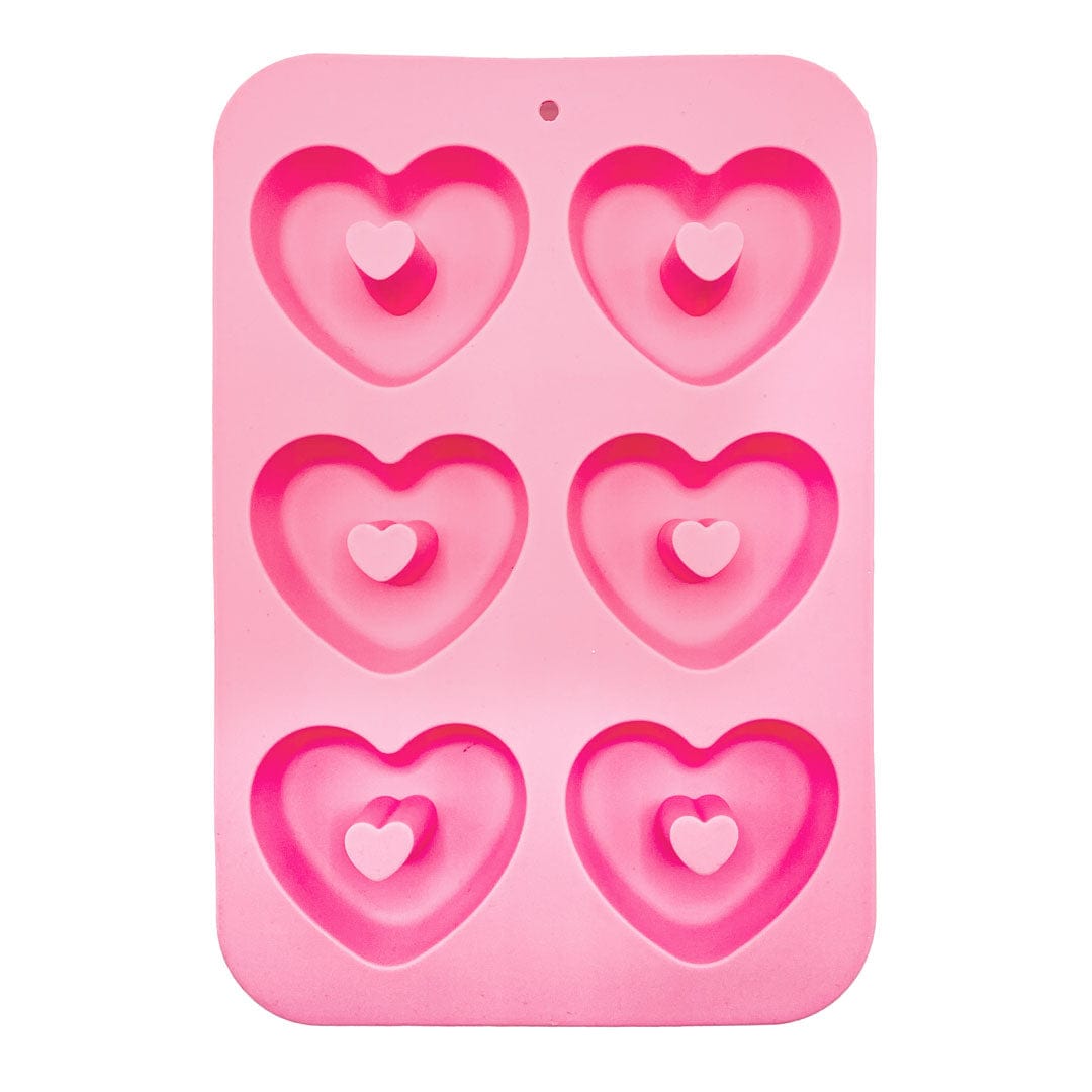 Happy Sprinkles Sprinkles Molde de Silicona Heart Donut