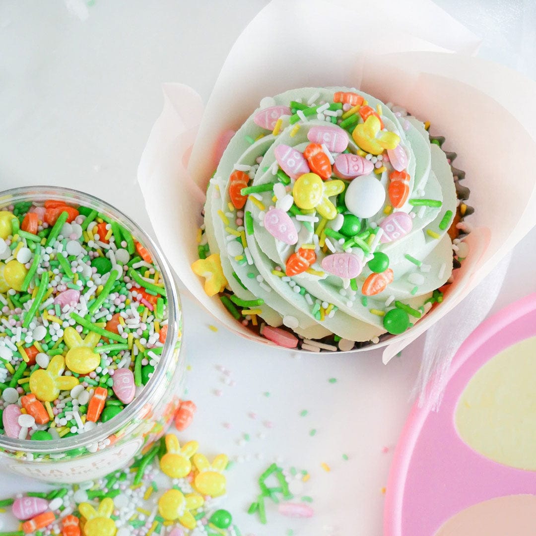 Happy Sprinkles Estreusel Salto de Pascua
