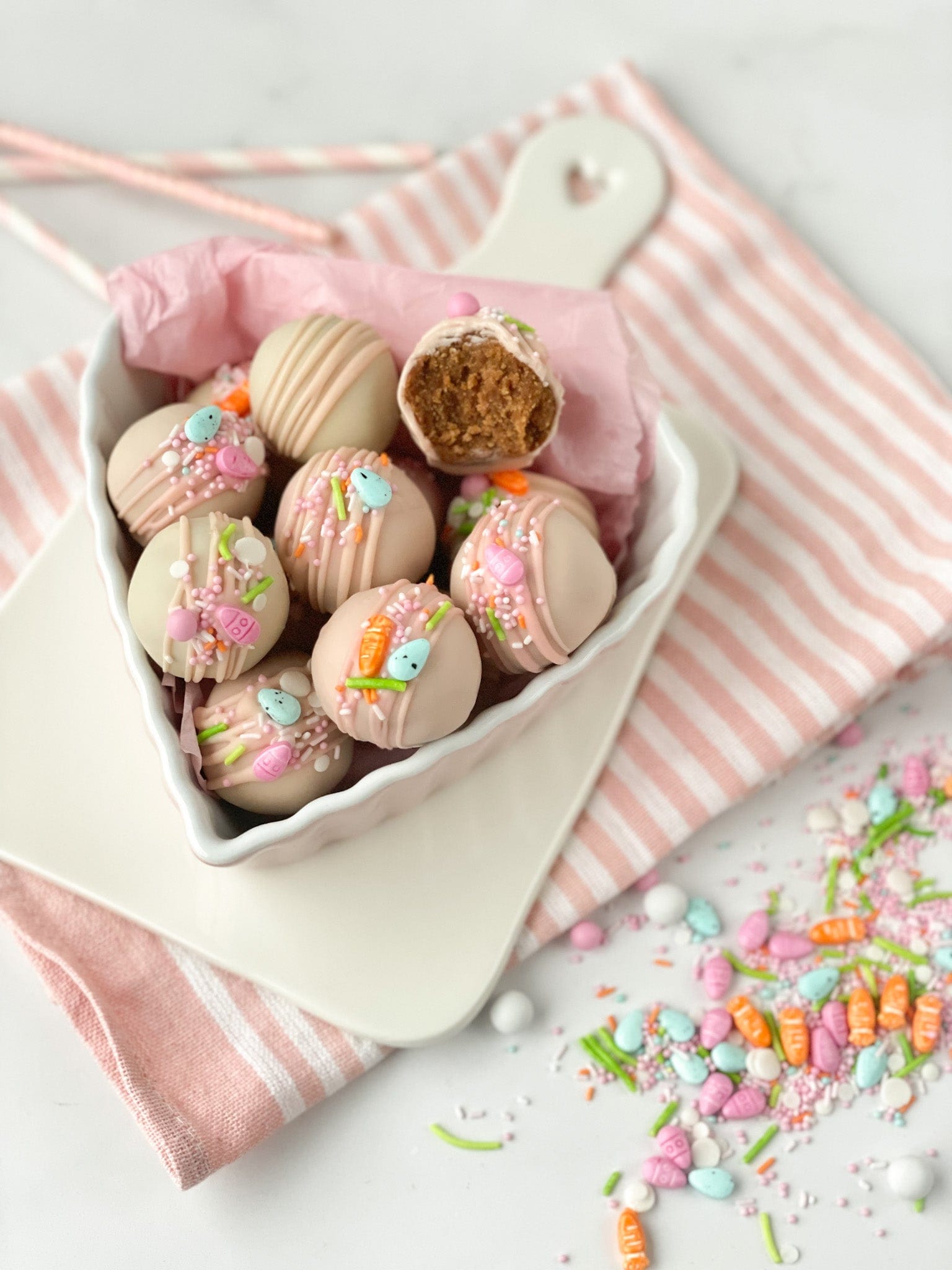 Happy Sprinkles Crumb Topping So egg-cited