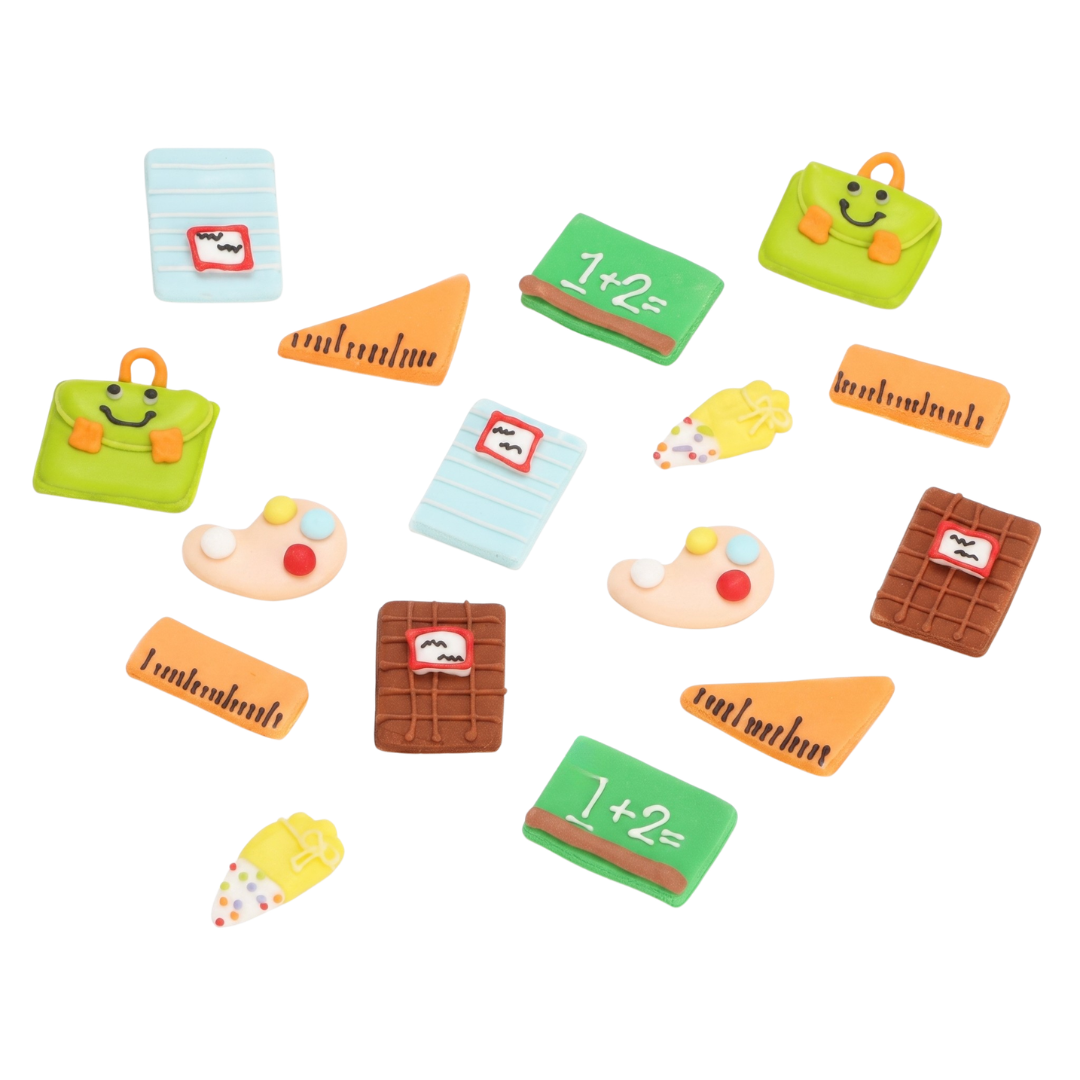 Obleas de azúcar Vuelta al Cole - 16 unidades