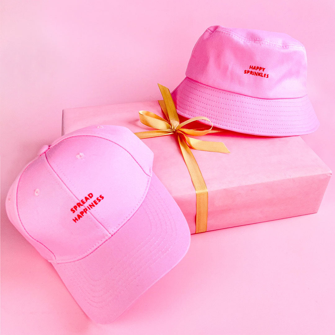 Spread Happiness" cap