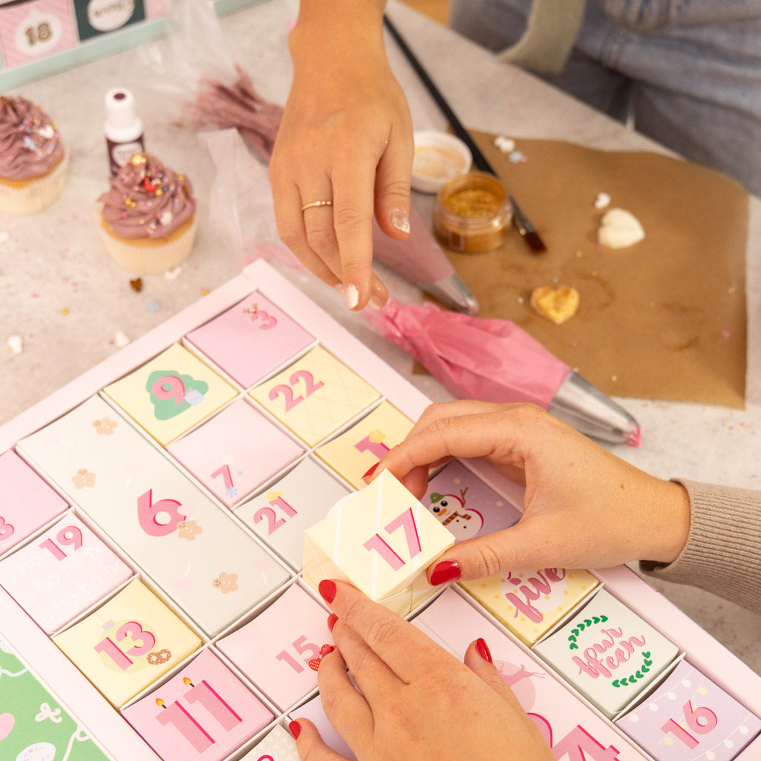 CALENDARIO DE ADVIENTO grande PASTEL