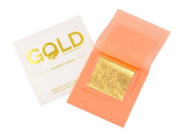 Blattgold - 12 Blatt