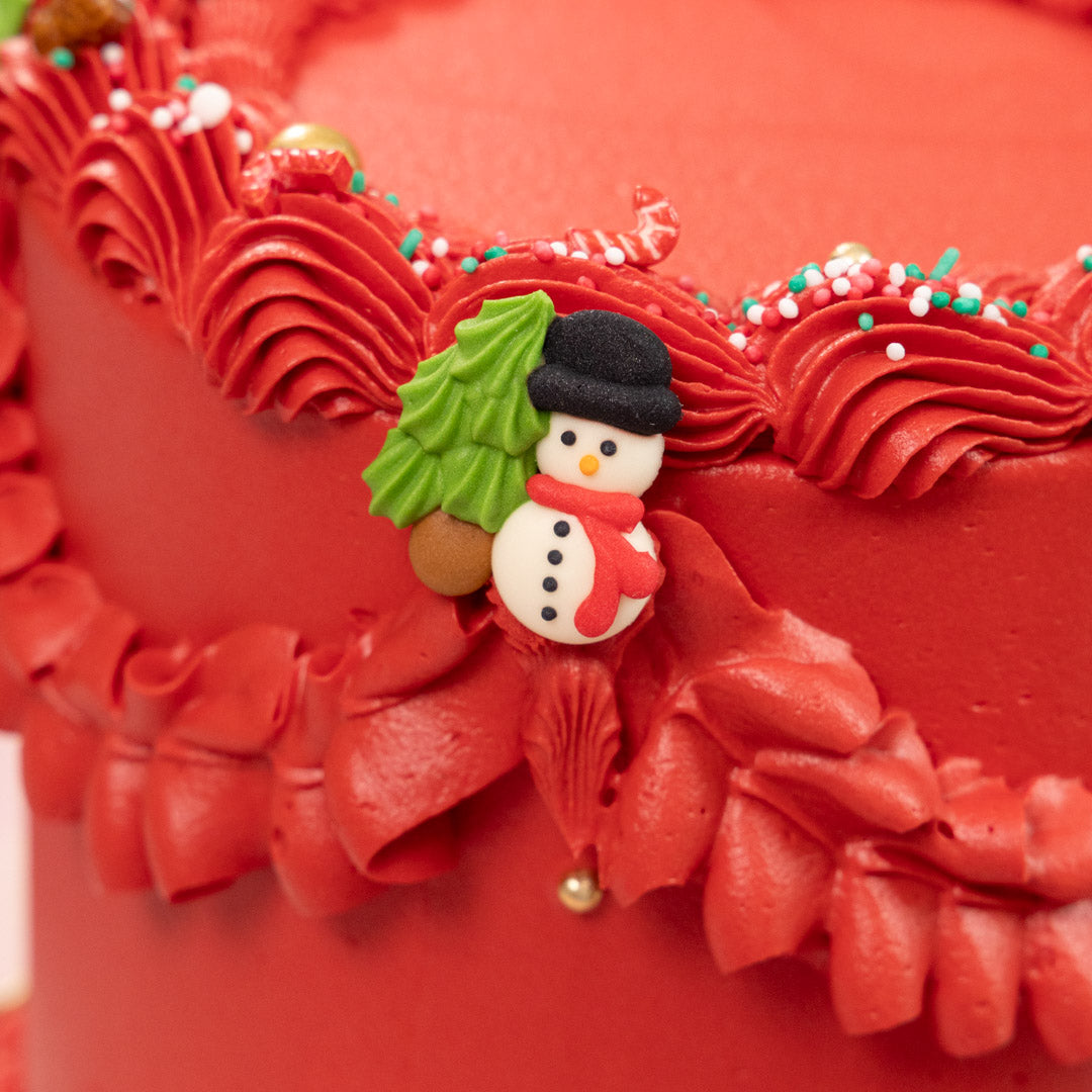 Motifs X-Mas - Plaques de sucre 8 pièces