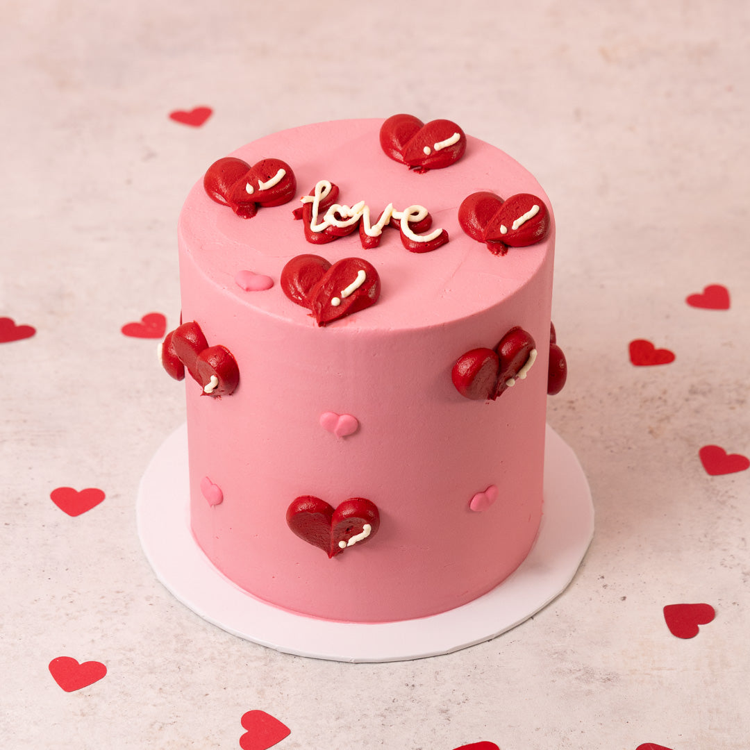 Hearts - Sugar Toppers, 20 Pieces