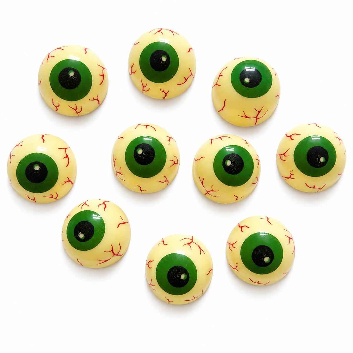 Occhi di mostro - in cioccolato bianco, 10 pezzi