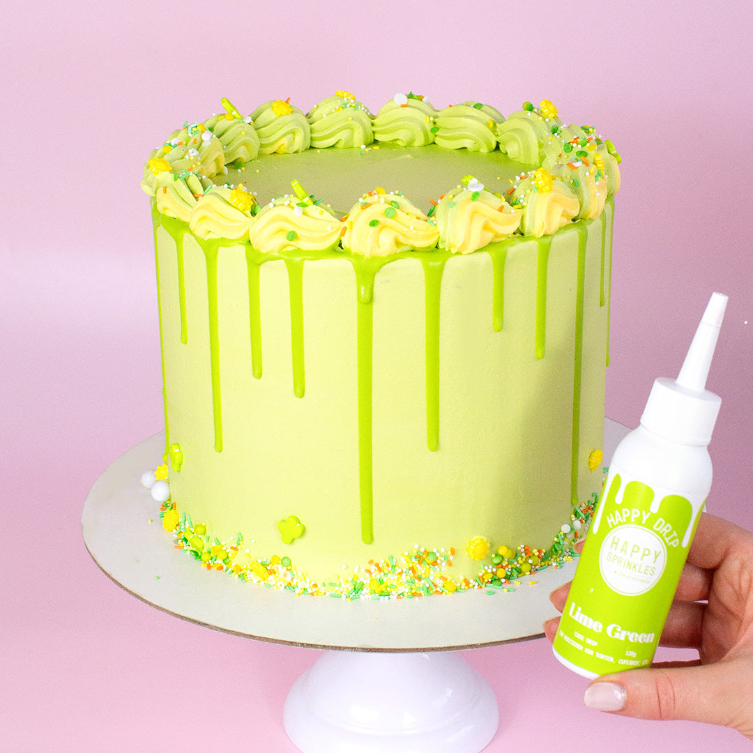 Happy Drip - Lime Green